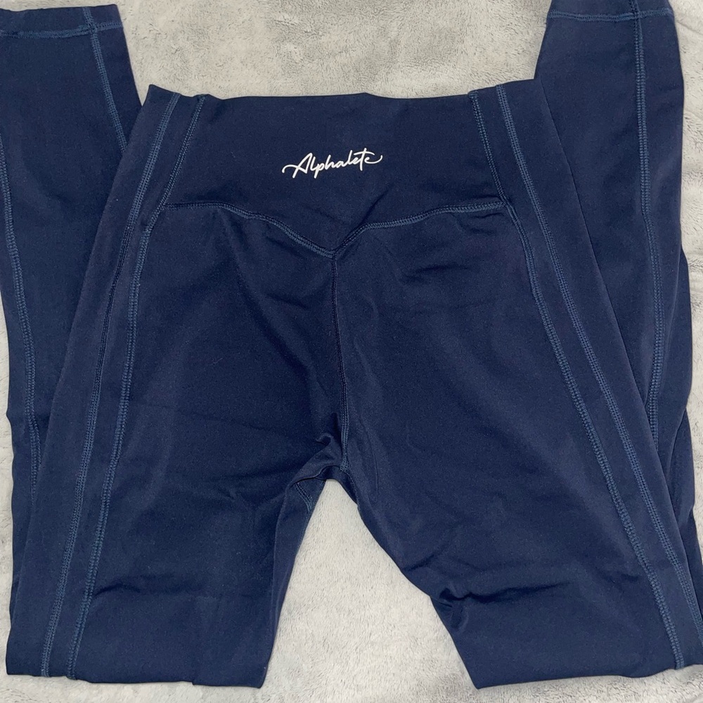 Alphalete Navy Blue Leggings
